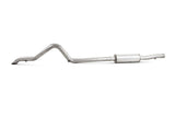 MBRP cat-back exhaust system fits Jeep Wrangler aluminized steel S5530AL
