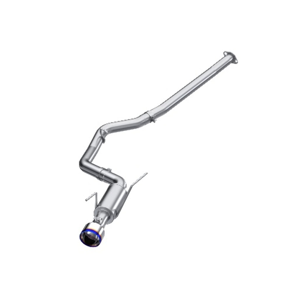 MBRP cat-back exhaust system fits Subaru WRX single rear exit Armor Pro Series T304 stainless steel S48033BE