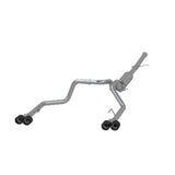 MBRP cat-back exhaust system fits 2019-2023 Chevy Silverado 1500 dual split rear exit Armor Pro Series T304 stainless steel S50053CF 2.5 inch inlet/outlet