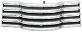 1947-53 Truck Grille-Chevrolet- Chrome W/ Black Painted Rear Splash