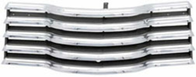 1947-53 Truck Grille-Chevrolet- Chrome W/ Black Painted Rear Splash
