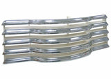 1947-53 Truck Grille-Chevrolet- Chrome W/ Cream Painted Rear Splash
