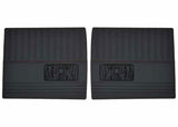 1947-54 Truck Custom Sport Door Panels-Black With Red Stitching QDP0054RED