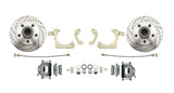 1955-1958 GM Full Size Disc Brake Kit Drilled/Slotted Rotors DBK5558LX Brakes MBM