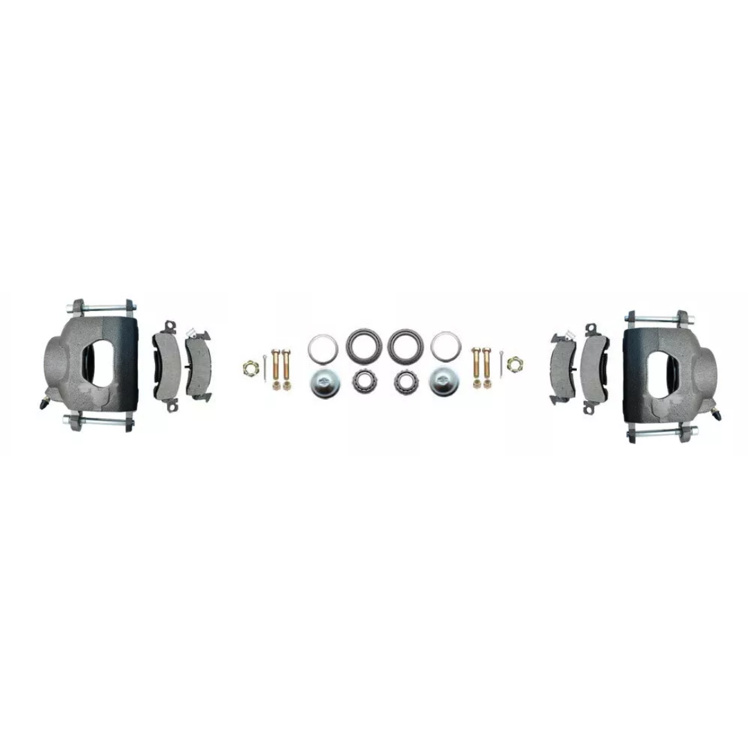 1955-1958 GM Full Size Disc Brake Kit Drilled/Slotted Rotors DBK5558LX Brakes MBM