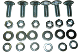 1955-1959 Chevrolet/Gmc Truck; Front Bumper Bolt Kit - 24-Pieces steel L0222-55