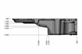 Fits 1955-1987 GM Oil Pan - Additional Front Clearance - 302-5