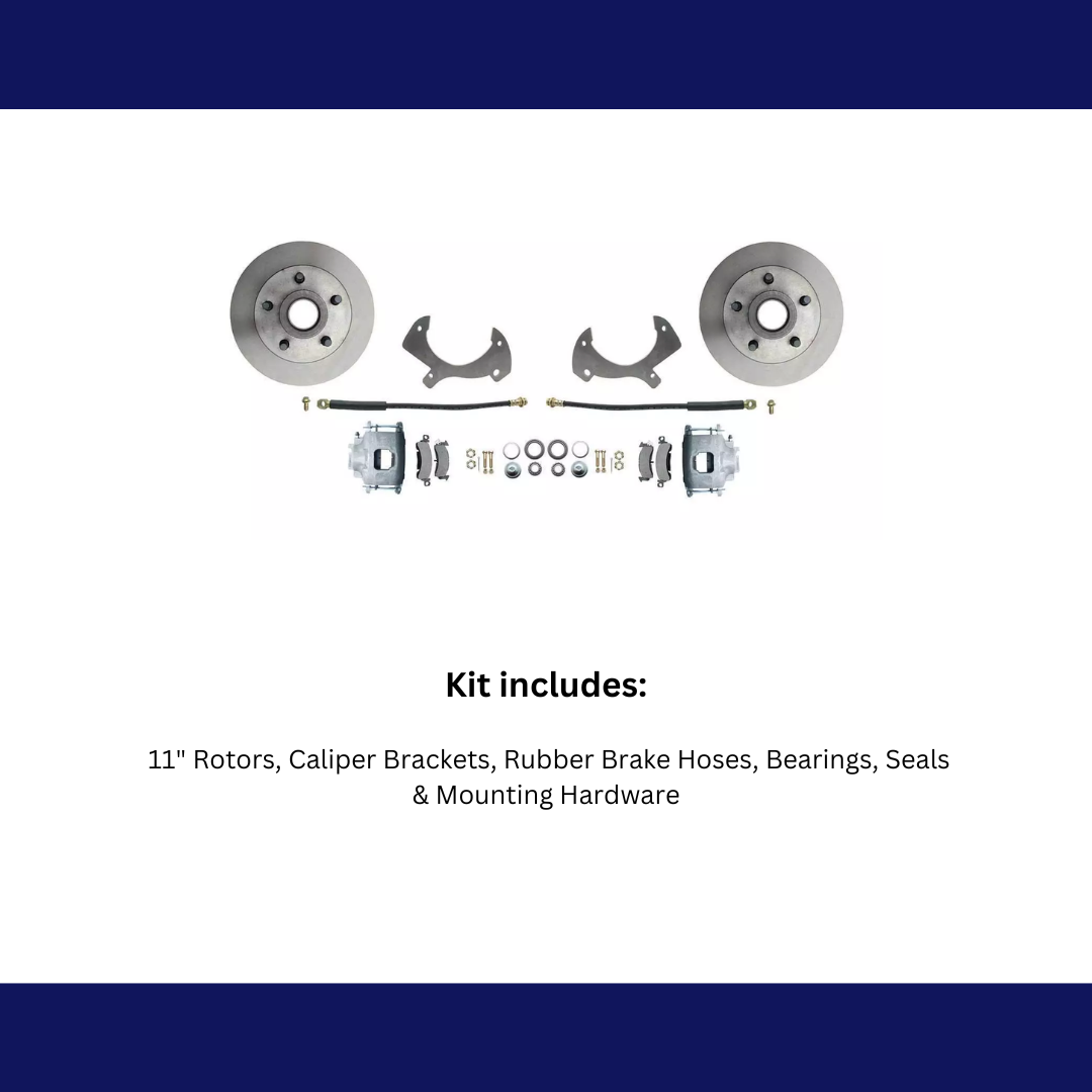 t Fits 1957-1972 Full Size Ford Disc Brake Kit DBK5772 MBM Brakes