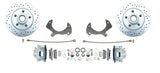 1957-1972 Full Size Ford Disc Brake Kit w/Drilled & Slotted Rotor DBK5772LX Brakes MBM