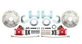 1957-1974 Mopar 8 3/4" Dana 60 Rear Brake; Slotted; w/E-Brake-Red DBK834LXR Brakes MBM