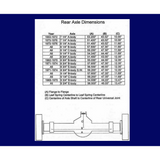 1957-1974 Mopar 8 3/4" Dana 60 Rear Brake; Slotted; w/E-Brake-Red DBK834LXR Brakes MBM
