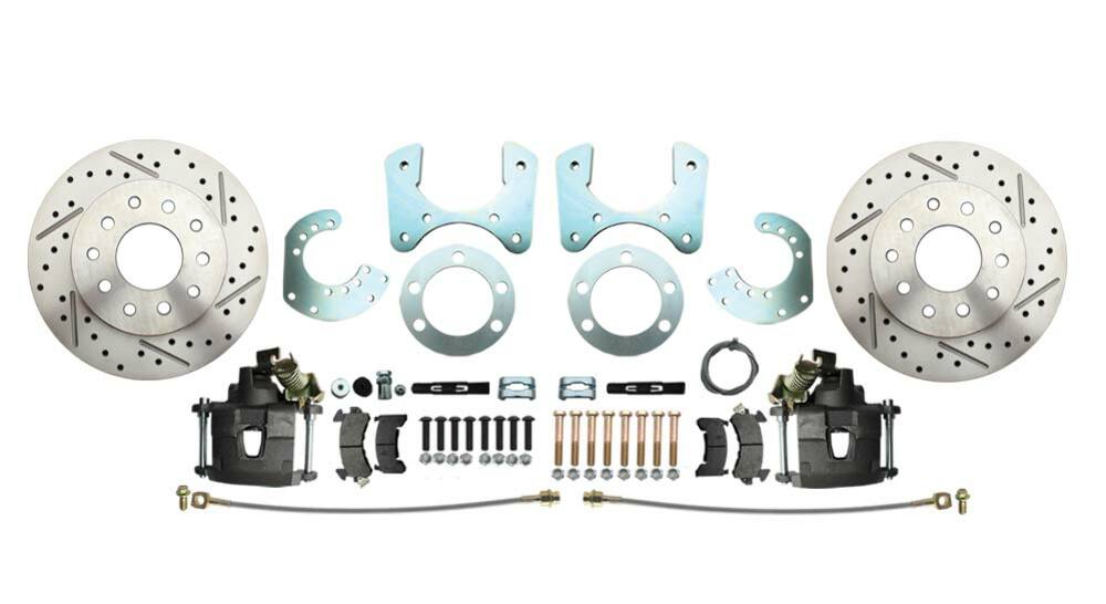 1957-1974 Mopar 8 3/4" Dana 60 Rear Disc Brake; Slotted; w/E-Brake DBK834LX Brakes MBM