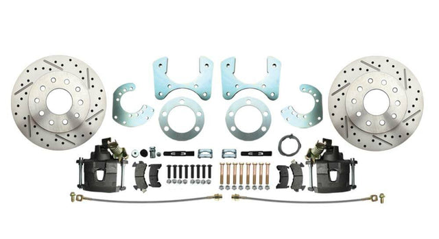 1957-1974 Mopar 8 3/4" Dana 60 Rear Disc Brake; Slotted; w/E-Brake DBK834LX Brakes MBM