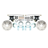 1957-74 Mopar 8 3/4" Dana 60 Rear Brake; Slotted; w/E-Brake-Black DBK834LXB Brakes MBM