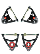 1958-1964 Chevrolet Biscayne Upper and Lower Control Arms Front for 1958-1964 Chevy Impala steel black fits-1958-1964-gm-full-size-upper-lower-control-arms-lcauca5864kit
