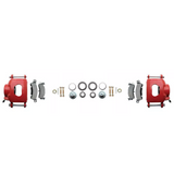 1959-1964 GM Full Size Disc Brake Kit Drilled/Slotted Rotors-Red DBK5964LXR Brakes MBM