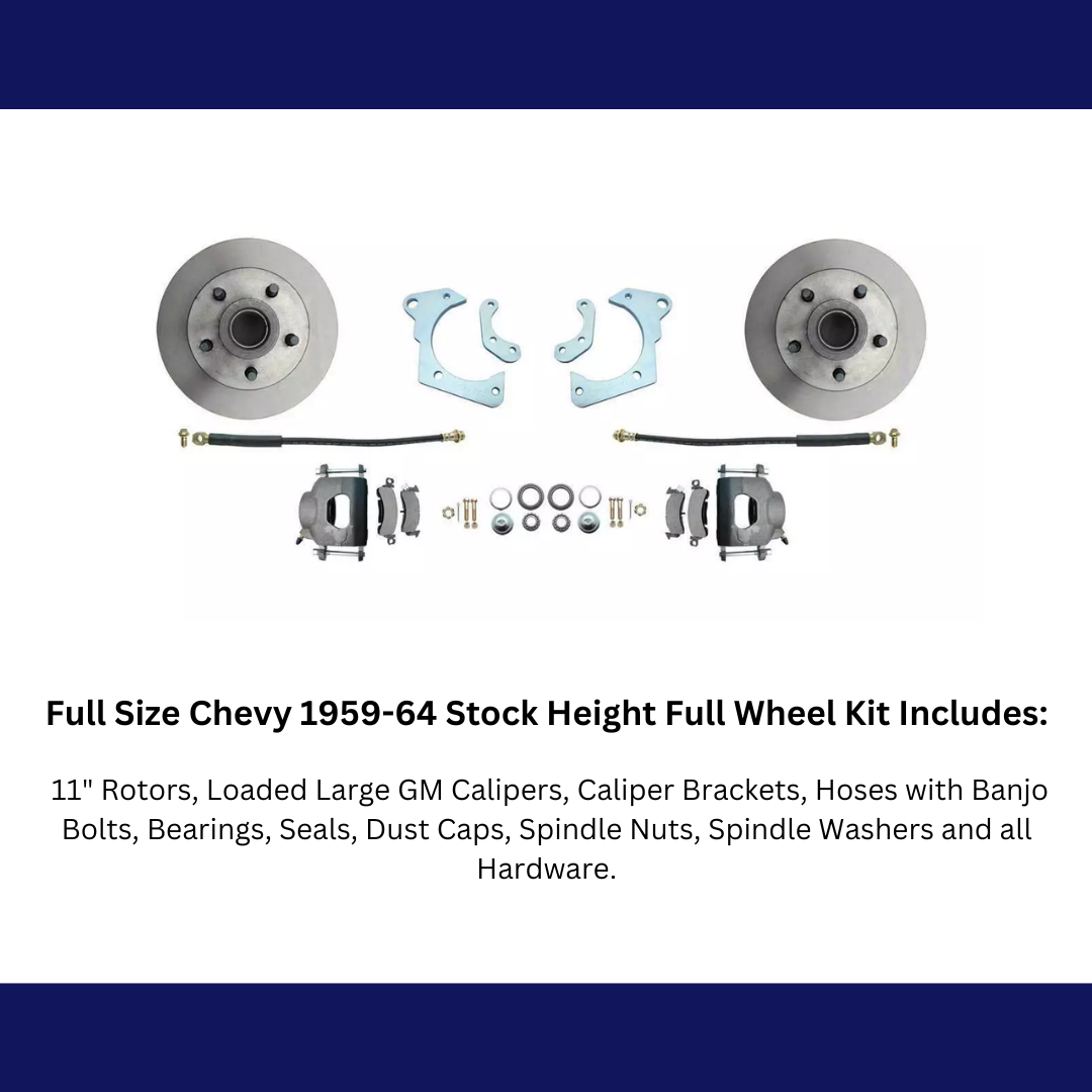 1959-1964 GM Full Size Standard Disc Brake Kit DBK5964 Brakes MBM