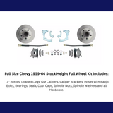 1959-1964 GM Full Size Standard Disc Brake Kit DBK5964 Brakes MBM