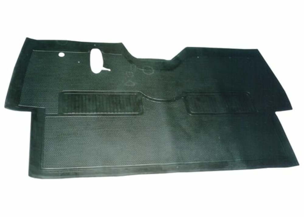 1959 Chevrolet 3B; Rubber Floor Mat - 3-Speed On The Column - Black FMT2003