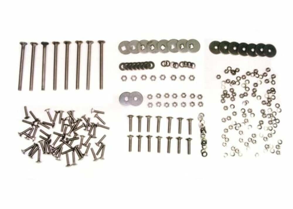 t Fits 1960-1966 Chevrolet C10 Panel; Bed Bolt Kit - Short - Fleet - Zinc ZP10308 Brothers Trucks