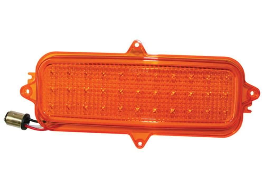 1960-1966 Chevrolet C10 Panel; Led Parklamp Assemblies - Amber PLLD66A
