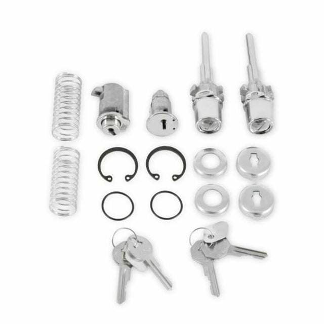 1960-1966 Chevrolet C10 Panel; Lock Set - Door, Ignition, Glove Box JDLGB66