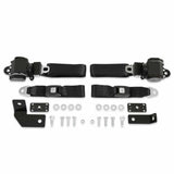 1960-1966 Chevrolet C10 Panel; Seat Belt Kit - 3 Pt BELTKT4-3BLACK