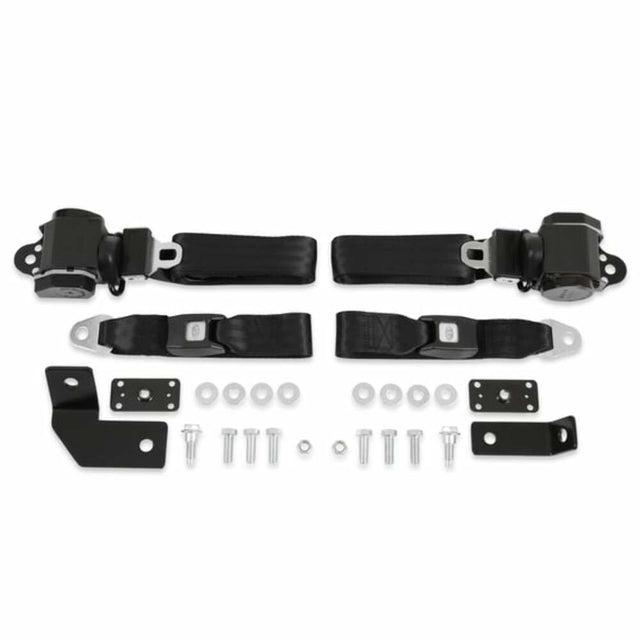 1960-1966 Chevrolet C10 Panel; Seat Belt Kit - 3 Pt BELTKT4-3BLACK