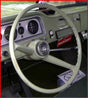 1960-1966 Chevrolet C10 Panel; Steering Wheel - Black STR6166