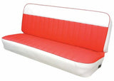 1960-1966 Chevrolet C10 Panel; Two Tone Bench Seat Upholstery UP66V00RED