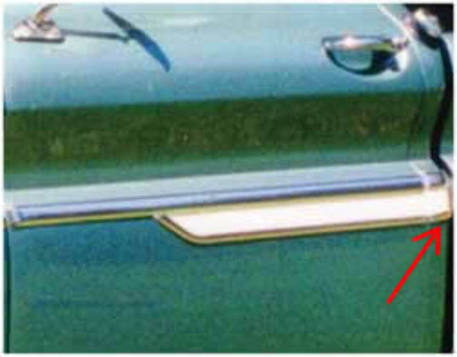 1962-1966 Chevrolet C10 Panel; Cab Molding - Lower FSM0601