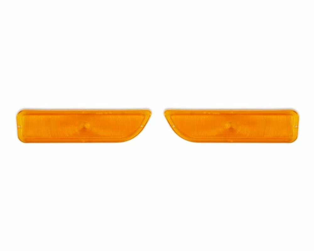 1962-1966 C/K Series Pickup; C/K Gmc Parking Light Lens Pair - Amber 07-140