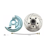 t Fits 1962-1967 Chevy Nova X Body Disc Brake Kit Drilled/Slotted Rotor DBK6267LX MBM Brakes
