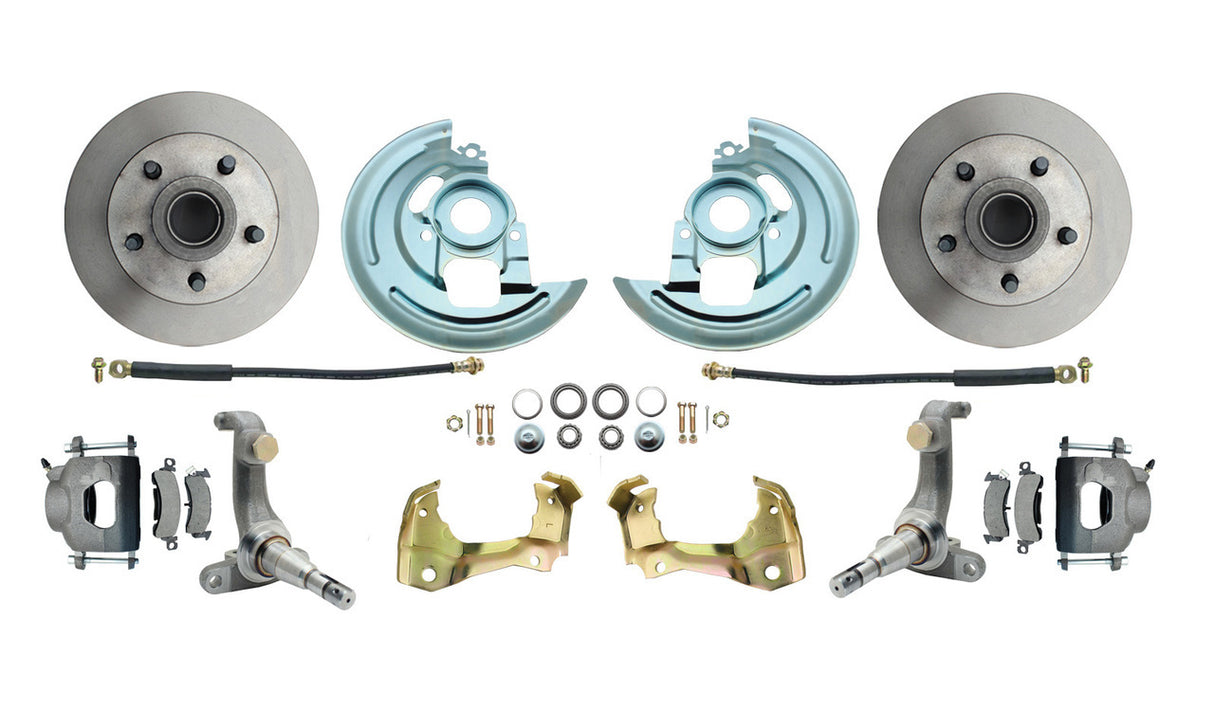 1962-1967 Chevy Nova X Body Standard Disc Brake Kit DBK6267 Brakes MBM