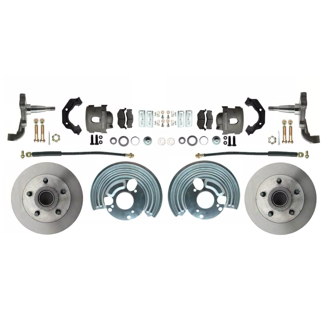 1962-1972 Mopar B & E Body Standard Front Disc Brake Conversion Kit DBK6272 Brakes MBM