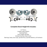 1962-1972 Mopar B & E Body Standard Front Disc Brake Conversion Kit DBK6272 Brakes MBM