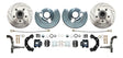1962-1972 Mopar B & E; Front Disc Conversion Kit w/Slotted Rotors DBK6272LX Brakes MBM