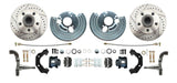 1962-1972 Mopar B & E; Front Disc Conversion Kit w/Slotted Rotors DBK6272LX Brakes MBM
