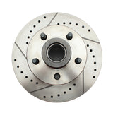 1962-1972 Mopar B & E; Front Disc Conversion Kit w/Slotted Rotors DBK6272LX Brakes MBM
