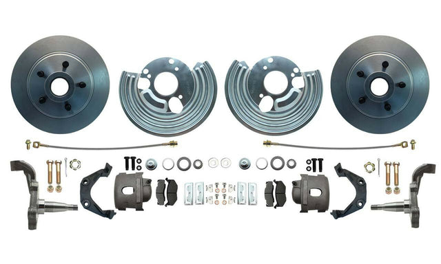 1962-1972 Mopar B-Body & E-Body 12" Rotor Disc Brake Conversion DBK6272-BB Brakes MBM