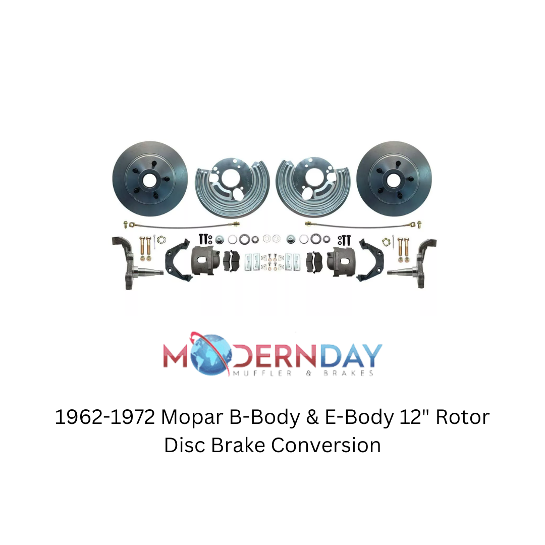 1962-1972 Mopar B-Body & E-Body 12" Rotor Disc Brake Conversion DBK6272-BB Brakes MBM