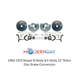 1962-1972 Mopar B-Body & E-Body 12" Rotor Disc Brake Conversion DBK6272-BB Brakes MBM