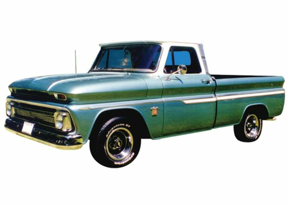 1962-66 Chevrolet C10 Panel Complete Molding Set-Shortbed-Fleetside CBMS266