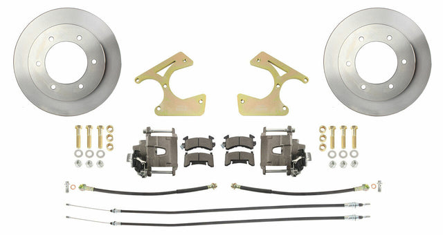 1963-1987 Chevy C10 Truck Rear 6 Lug Standard Disc Brake Kit DBK1012TRK Brakes MBM c10-truck-rear-6-lug-standard-disc-brake-kit-dbk1012trk
