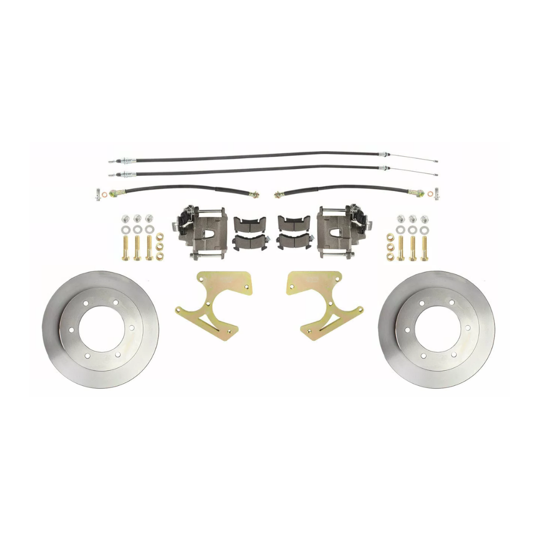 1963-1987 Chevy C10 Truck Rear 6 Lug Standard Disc Brake Kit DBK1012TRK Brakes MBM c10-truck-rear-6-lug-standard-disc-brake-kit-dbk1012trk