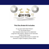 1963-1987 Chevy C10 Truck Rear 6 Lug Standard Disc Brake Kit DBK1012TRK Brakes MBM c10-truck-rear-6-lug-standard-disc-brake-kit-dbk1012trk