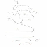 Brake Line for 1963-1966 Chevy C10 , Power Disc ABS disc brakes long bed stainless steel