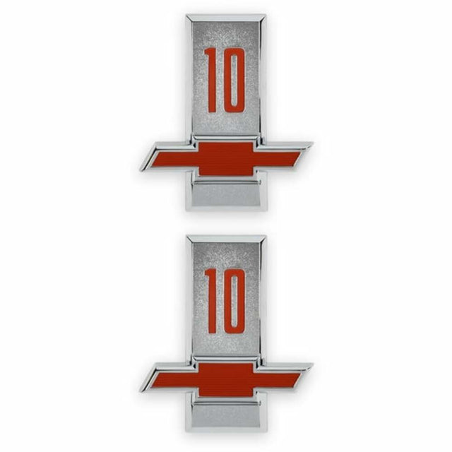 1963 C/K Series Pickup; C/K Fender Badge Pair - Chevy 10 04-566