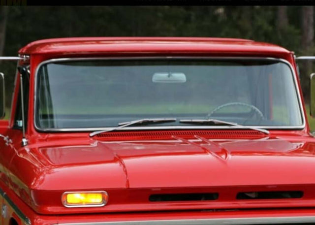 1964-1966 Chevrolet C10 Panel; Stainless Windshield Trim Set WTS6466