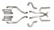 Hooker BlackHeart Fits 1964-1967 GM A-BODY Exhaust System, 3 inch, 304SS 705013111RHKR for 1964-1967 Pontiac El Camino black stainless steel